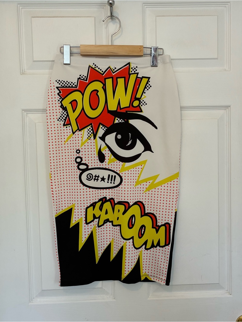 Comic book Pop art pencil skirt